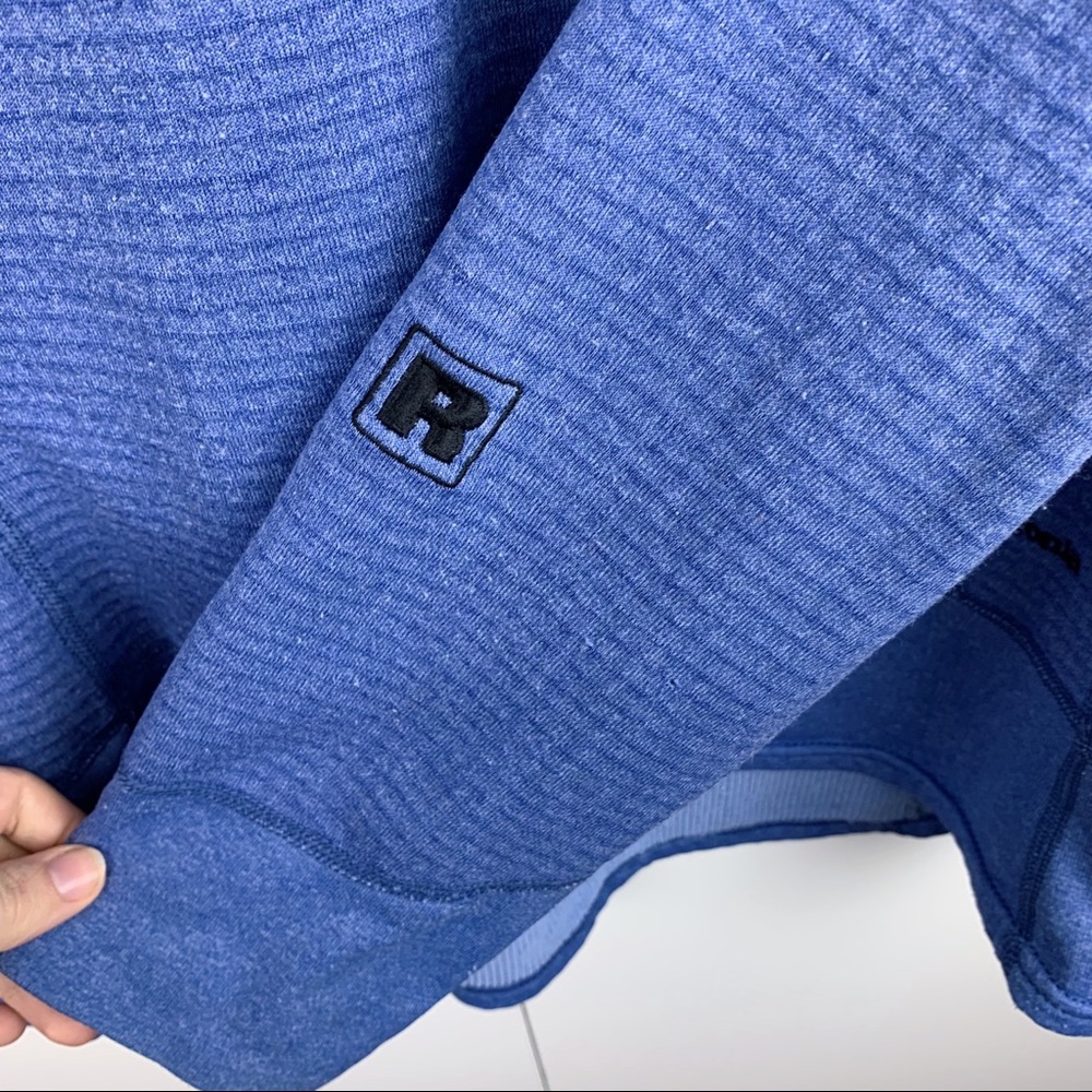 SOLD Patagonia Vintage 1/2 Zip Regulator Jacket Waffle Knit Large Womens Blue - Picture 4 of 10